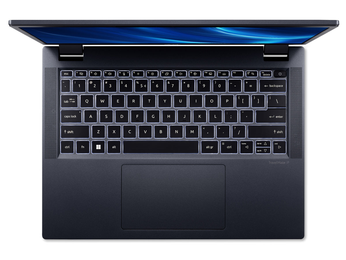 Acer TravelMate P4 TMP414-52 Laptop - 35.6 cm (14") - Intel® Core™ i5-1240P - 8 GB DDR4-SDRAM - 512 GB SSD - Wi-Fi 6E - Windows 11 Pro - Blue