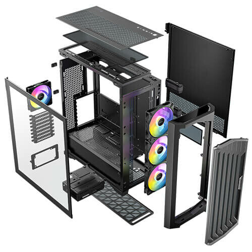 Antec Performance 1 FT ARGB - EATX Full Tower Case in Black