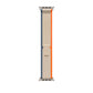 Apple MT5W3ZM/A - 49mm Orange/Beige Trail Loop - S/M