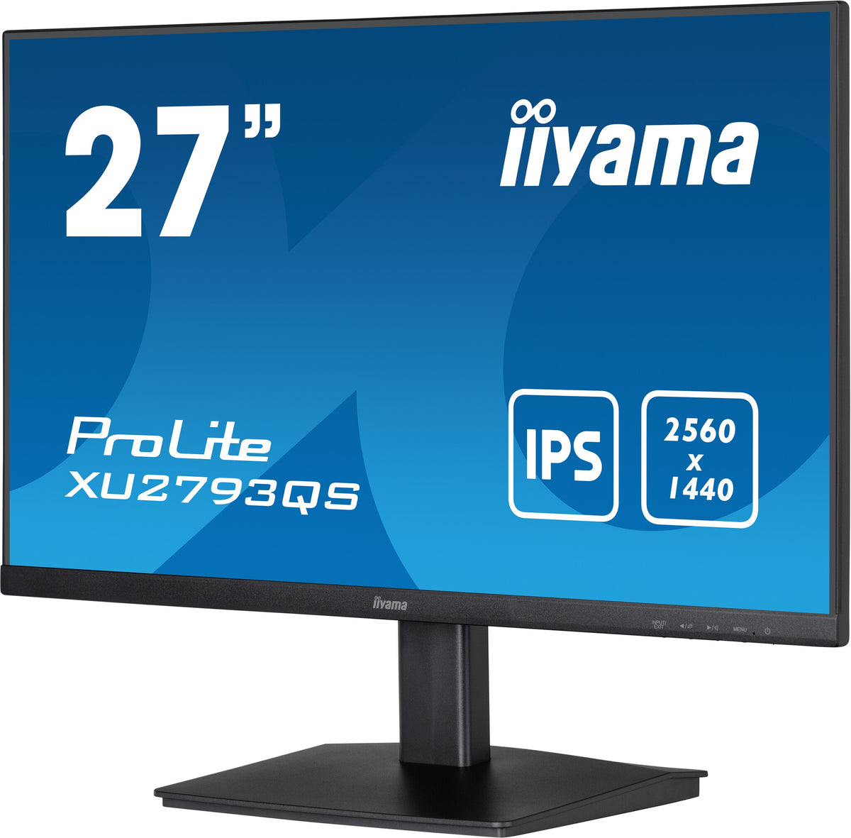 iiyama ProLite XU2793QS-B1 - 68.6 cm (27&quot;) - 2560 x 1440 pixels WQHD LED Monitor