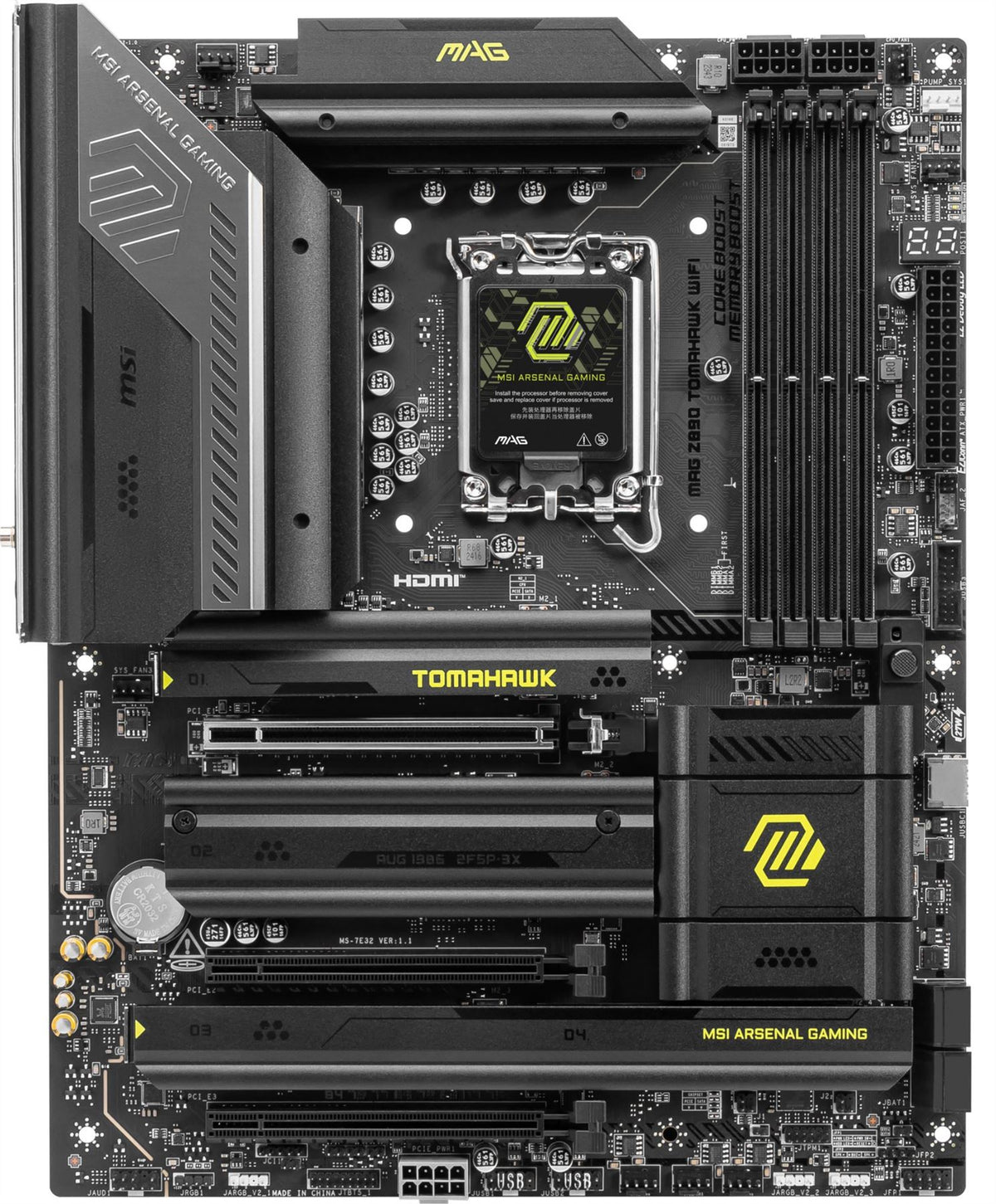 MSI MAG Z890 TOMAHAWK WIFI ATX motherboard - Intel Z890 LGA 1851
