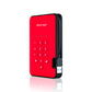 iStorage diskAshur2 - Secure Encrypted External solid state drive in Red - 2 TB