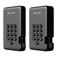 iStorage diskAshur PRO2 - Encrypted External hard drive in Grey - 3 TB
