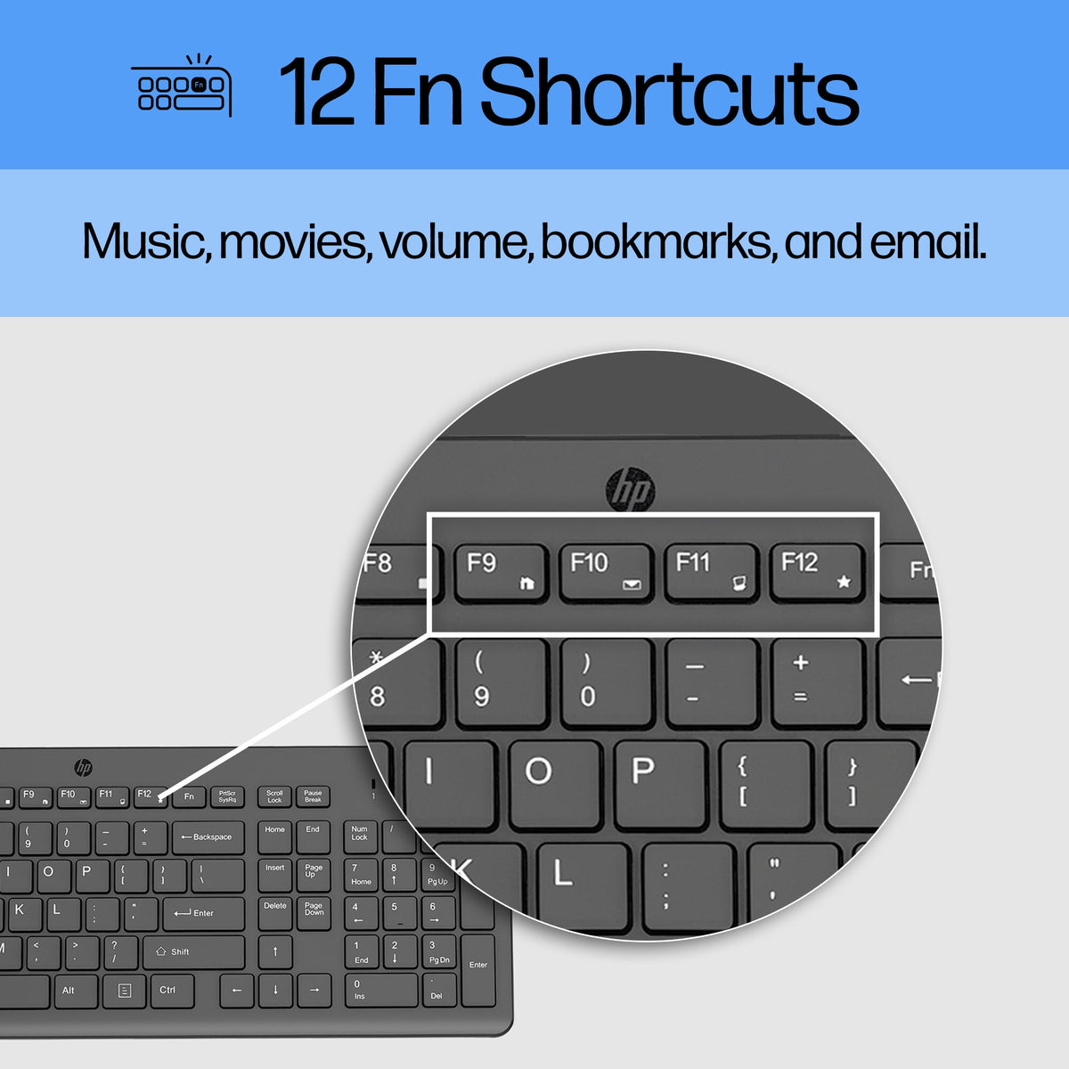 Hewlett Packard 150 - USB Wired Keyboard