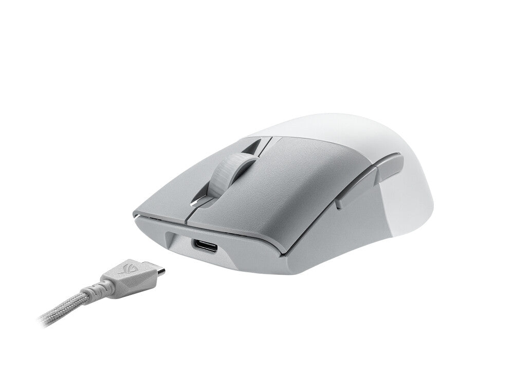 ASUS ROG Keris Wireless AimPoint - RF Wireless + Bluetooth + USB Type-C Optical Mouse - 36,000 DPI