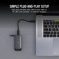 Corsair EX100U - USB Type-C External SSD - 1 TB