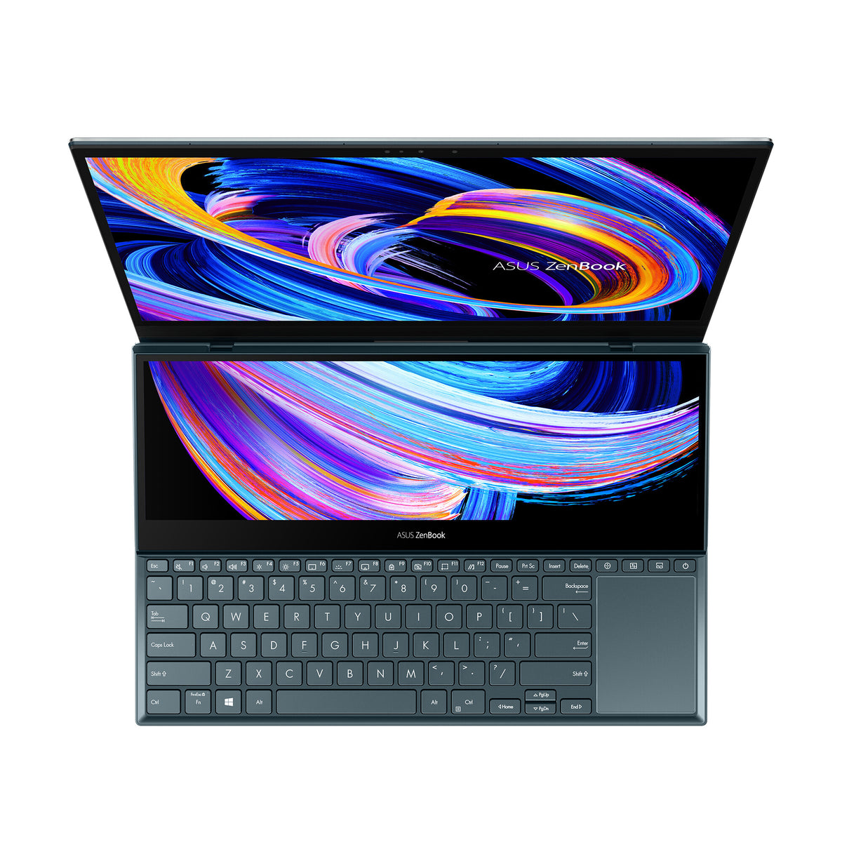 ASUS Zenbook Pro Duo 15 OLED Laptop - 39.6 cm (15.6") - Touchscreen - Intel® Core™ i9-11900H - 32 GB DDR4-SDRAM - 1 TB SSD - NVIDIA GeForce RTX 3060 - Wi-Fi 6 - Windows 11 Pro - Blue