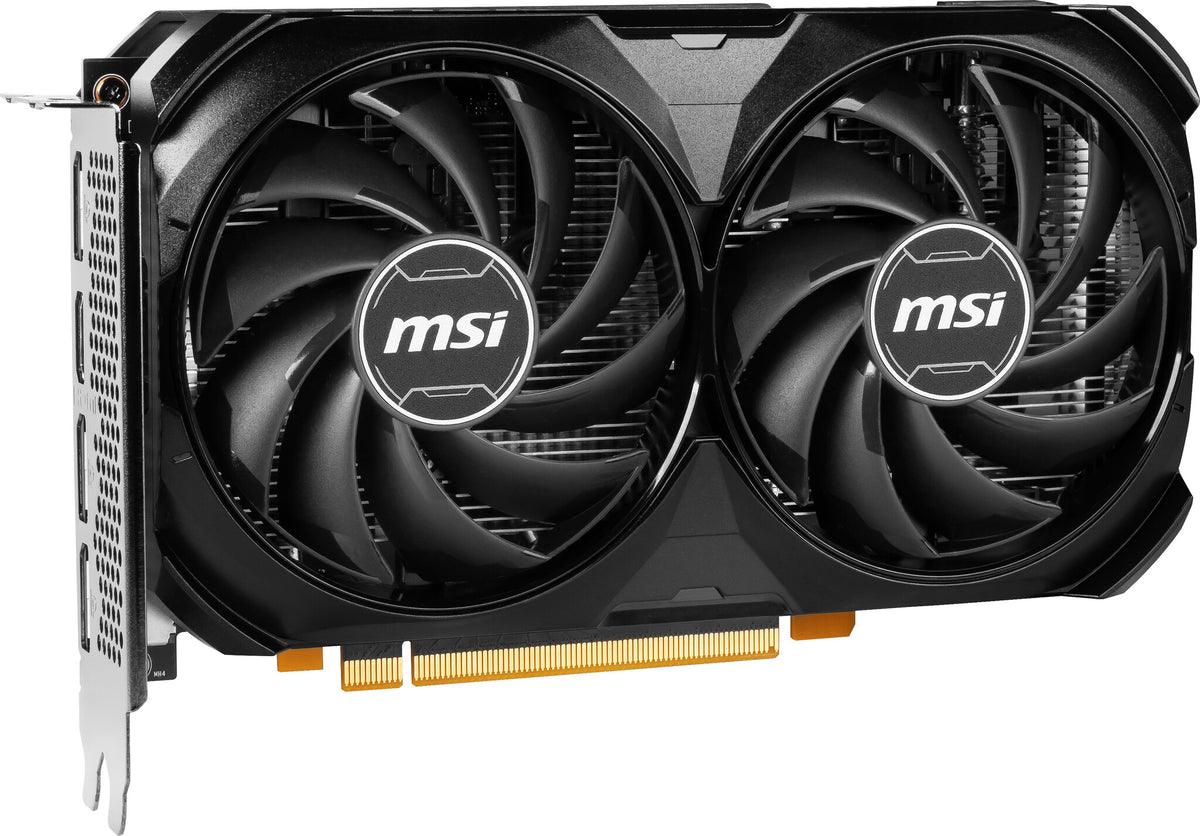 MSI VENTUS 2X BLACK 8G OC - NVIDIA 8 GB GDDR6 GeForce RTX 4060 graphics card