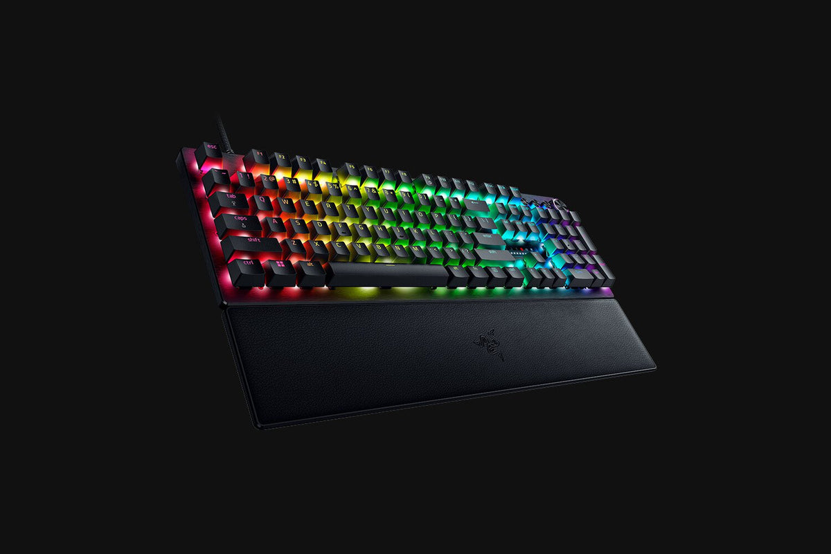 Razer Huntsman V3 Pro - USB Wired RGB Optical Gaming Keyboard in Black (QWERTY UK)