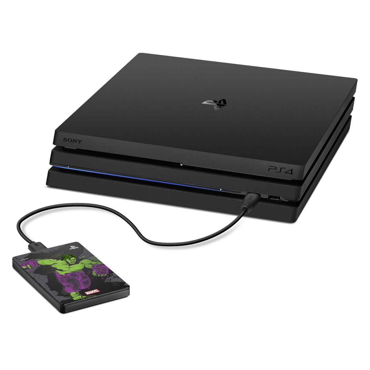 Seagate Game Drive for PS4 - Marvels Avengers Hulk Special Edition - External HDD - 2 TB
