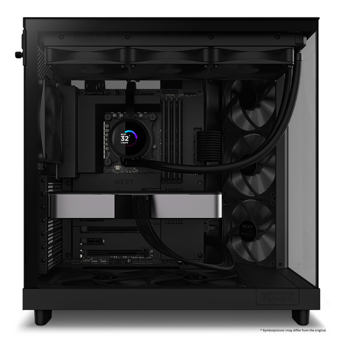 NZXT H6 Flow - ATX Mid Tower Case in Black