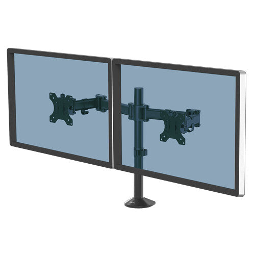 Fellowes Reflex Dual Monitor Arm - 8502601 - Desk monitor mount for upto 68.6 cm (27")