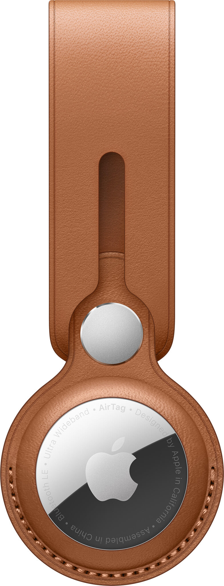 Apple MX4A2ZM/A - AirTag Leather Loop in Saddle Brown