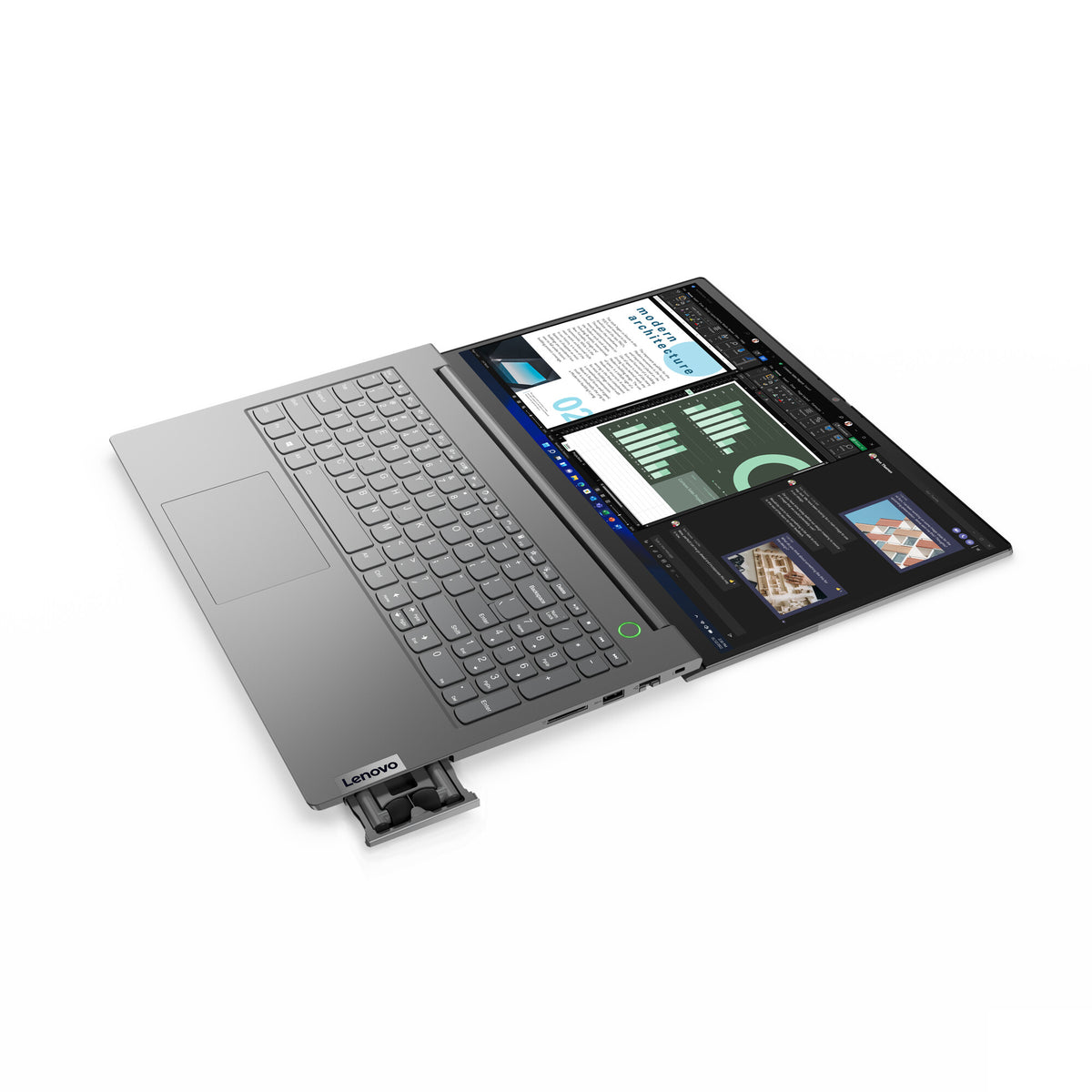 Lenovo ThinkBook 15 G4 IAP Laptop  - 39.6 cm (15.6&quot;) - Intel® Core™ i5-1235U - 8 GB DDR4-SDRAM - 256 GB SSD - Wi-Fi 6 - Windows 11 Pro - Grey