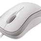 Microsoft Basic Optical USB Type-A Mouse in White for Business - 800 DPI