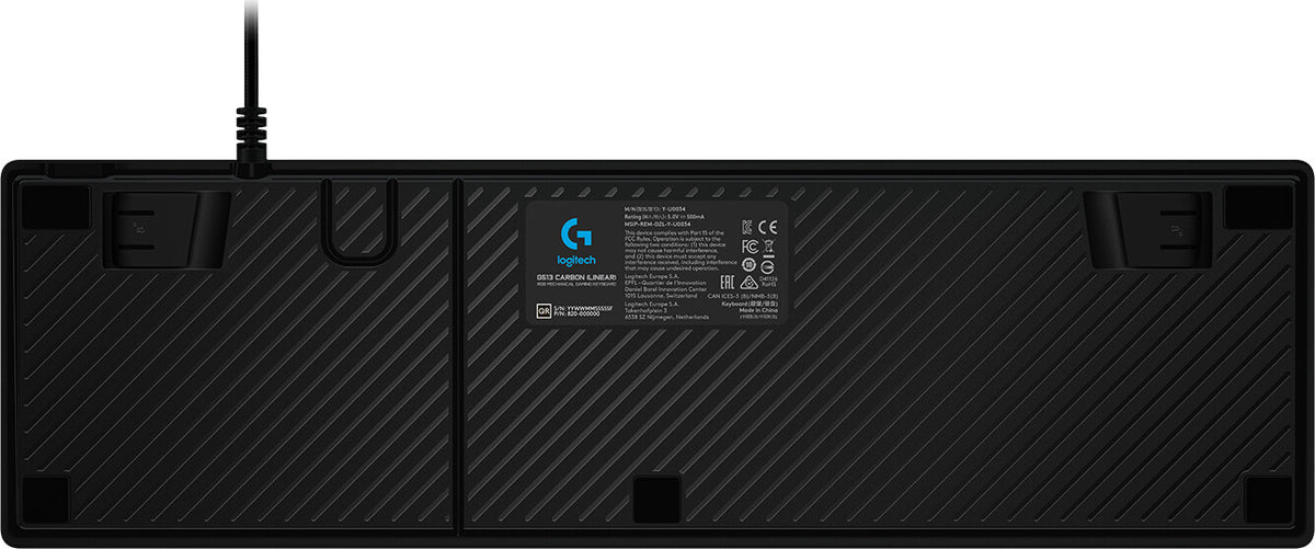 Logitech G - G513 CARBON LIGHTSYNC RGB - USB Wired RGB Mechanical Gaming Keyboard in Carbon (QWERTY UK)