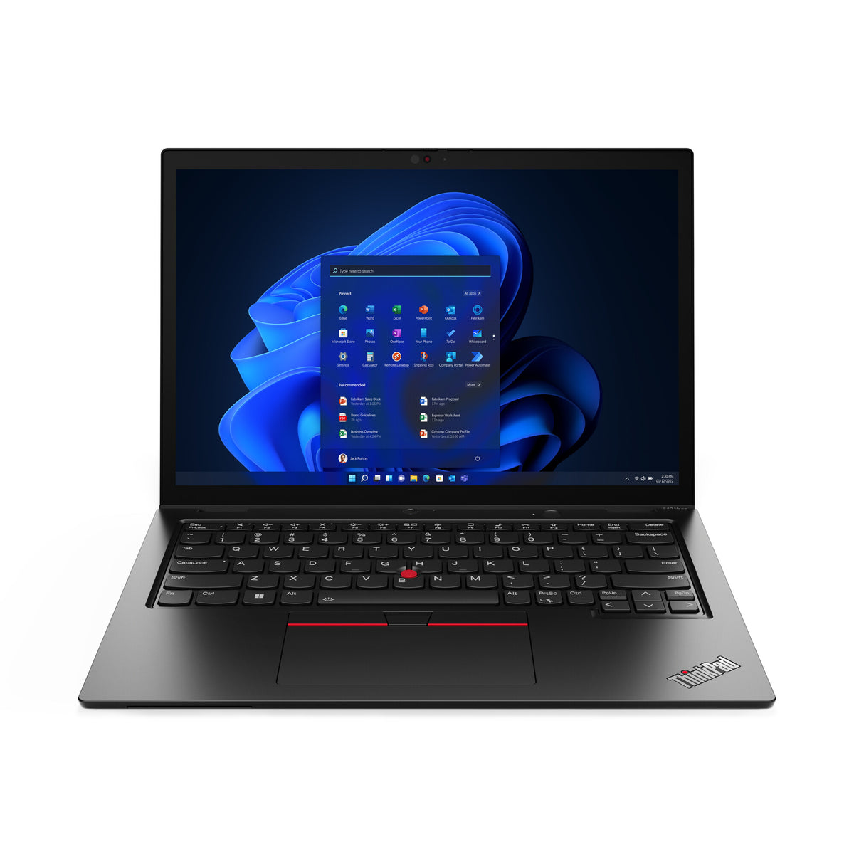 Lenovo ThinkPad L13 Yoga Gen 3 Hybrid (2-in-1) - 33.8 cm (13.3") - Touchscreen - AMD Ryzen™ 7 PRO 5875U - 16 GB DDR4-SDRAM - 512 GB SSD - Wi-Fi 6E - Windows 11 Pro - Black