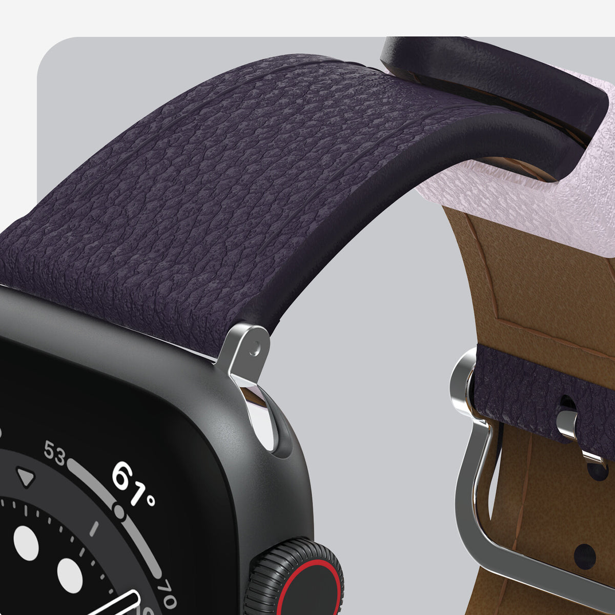 OtterBox Symmetry Cactus Series for Apple Watch 42/44/45mm in Plum Luxe