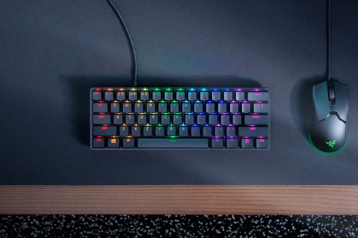 Razer Huntsman Mini Clicky - USB Wired - Purple Switch Opto-mechanical Keyboard