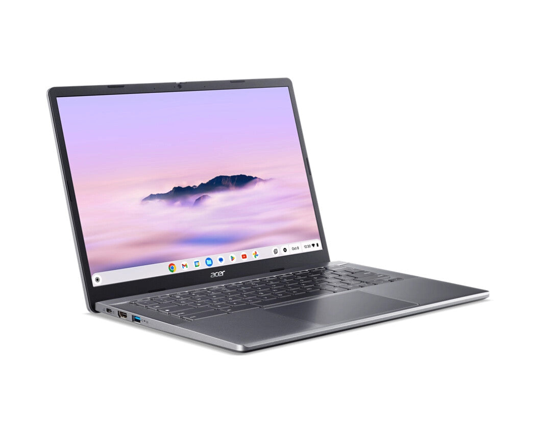 Acer Chromebook Plus 514 - 35.6 cm (14") - AMD Ryzen 3 7320C - 8 GB LPDDR5x-SDRAM - 128 GB SSD - Wi-Fi 6 - ChromeOS - Grey