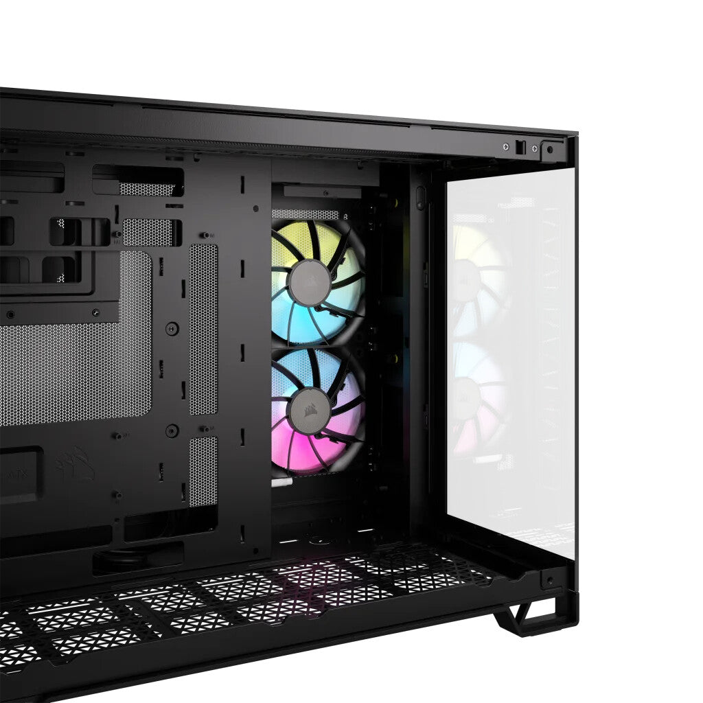 Corsair iCUE LINK 2500X RGB - Micro ATX Mid Tower Case in Black