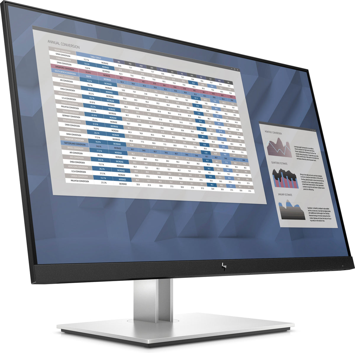 HP E-Series E27 G4 - 68.6 cm (27") - 1920 x 1080 pixels FHD LED Monitor