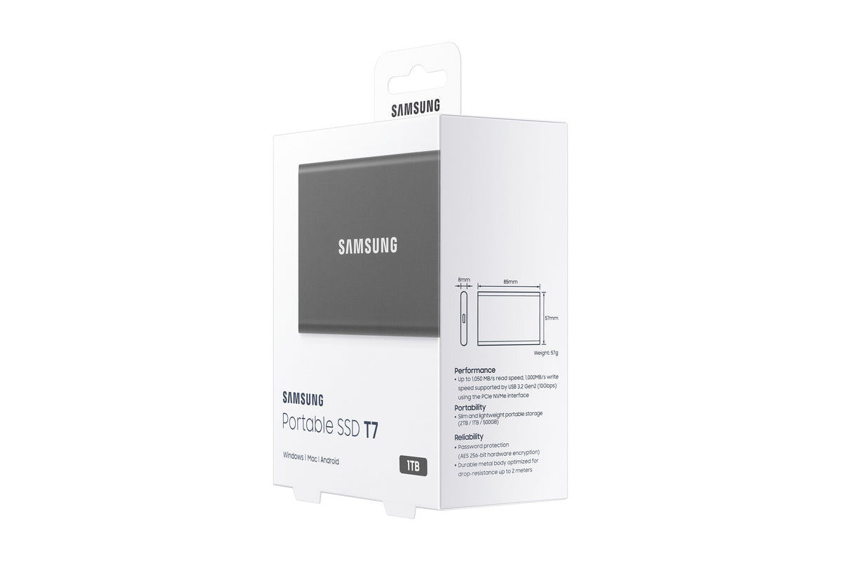 Samsung Portable 1 TB SSD T7