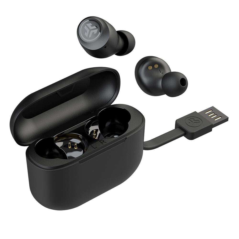 JLab GO Air POP - True Wireless Stereo (TWS) In-ear Bluetooth Earbuds in Black