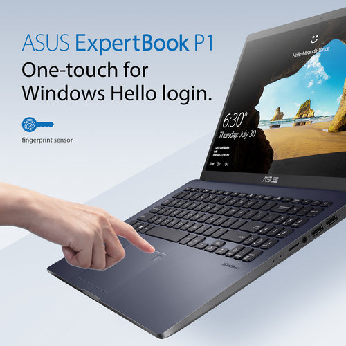 ASUS ExpertBook P1 Laptop - 39.6 cm (15.6&quot;) - Intel® Core™ i7-13620H - 32 GB DDR5-SDRAM - 1 TB SSD - Wi-Fi 6 - Windows 11 Pro - Grey