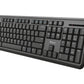 Trust TK-350 - RF Wireless Membrane Keyboard in Black (QWERTY UK)