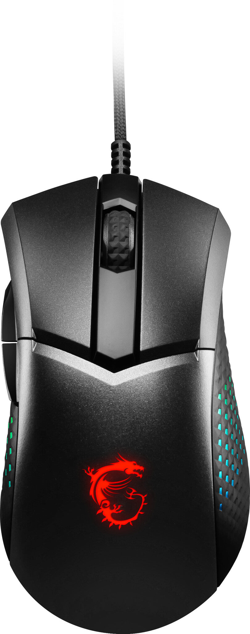 MSI CLUTCH GM51 - USB Type-A Optical Mouse in Black - 26,000 DPI