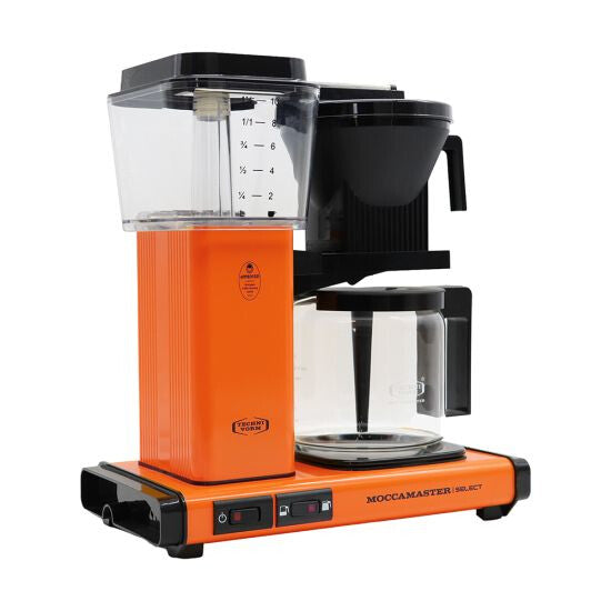 Moccamaster KBG Select - 1.25 Litre Fully-auto Drip coffee maker in Orange