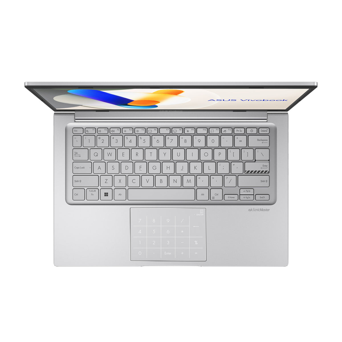 ASUS VivoBook 14 Laptop - 35.6 cm (14&quot;) - Intel® Core™ i7-1355U - 16 GB DDR4-SDRAM - 512 GB SSD - Wi-Fi 6E - Windows 11 Home - Silver