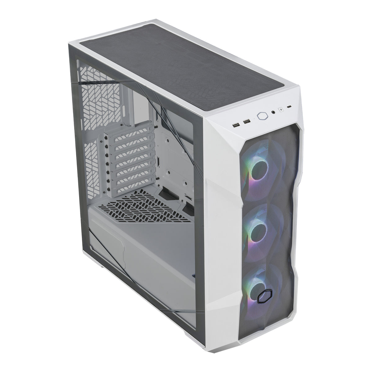 Cooler Master MasterBox TD500 Mesh V2 - ATX Mid Tower Case in White