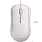 Microsoft Basic Optical USB Type-A Mouse in White for Business - 800 DPI