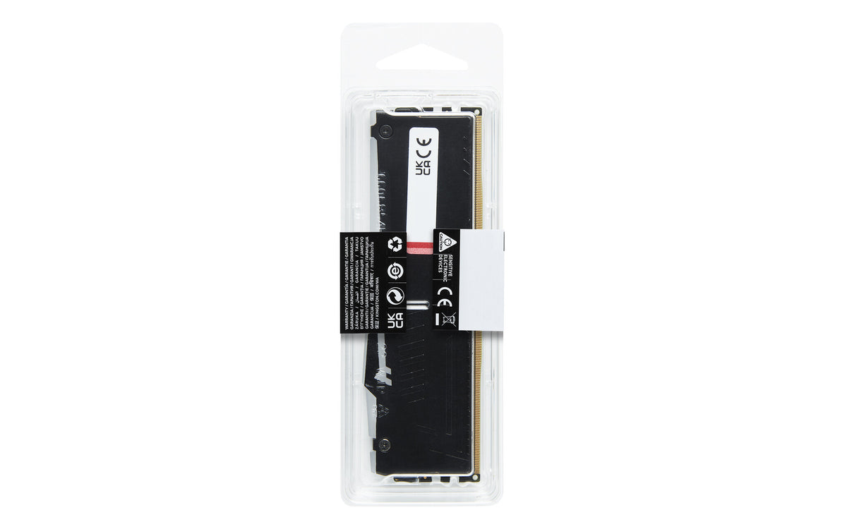 Kingston Technology FURY Beast - 8 GB 1 x 8 GB DDR5 5200MT/s memory module in Black