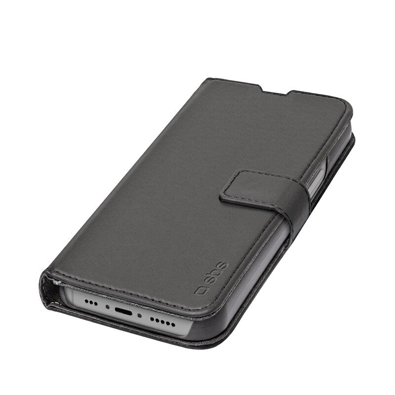 SBS Book Wallet mobile phone case for iPhone 14 Pro in Black