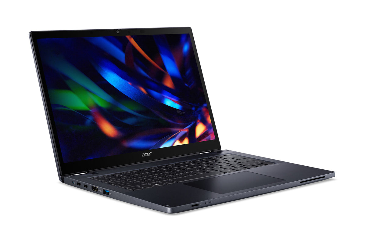 Acer TravelMate Spin P4 - Hybrid (2-in-1) - 35.6 cm (14&quot;) - Touchscreen - Intel® Core™ i5-1335U - 16 GB DDR4-SDRAM - 512 GB SSD - Wi-Fi 6E - Windows 11 Pro - Blue