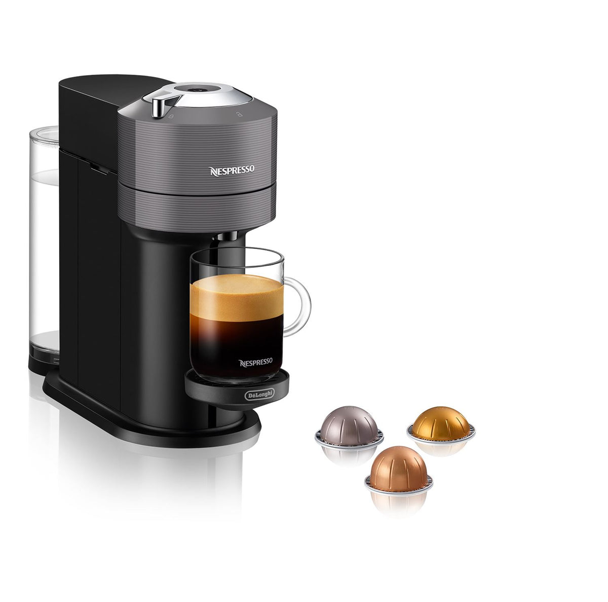 De'Longhi Nespresso Vertuo Next Coffee Machine in Grey