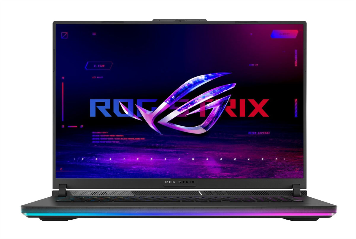 ASUS ROG Strix SCAR 18 Laptop - 45.7 cm (18&quot;) - Intel® Core™ i9-14900HX - 32 GB DDR5-SDRAM - 2 TB SSD - NVIDIA GeForce RTX 4090 - Wi-Fi 6E - Windows 11 Home - Black