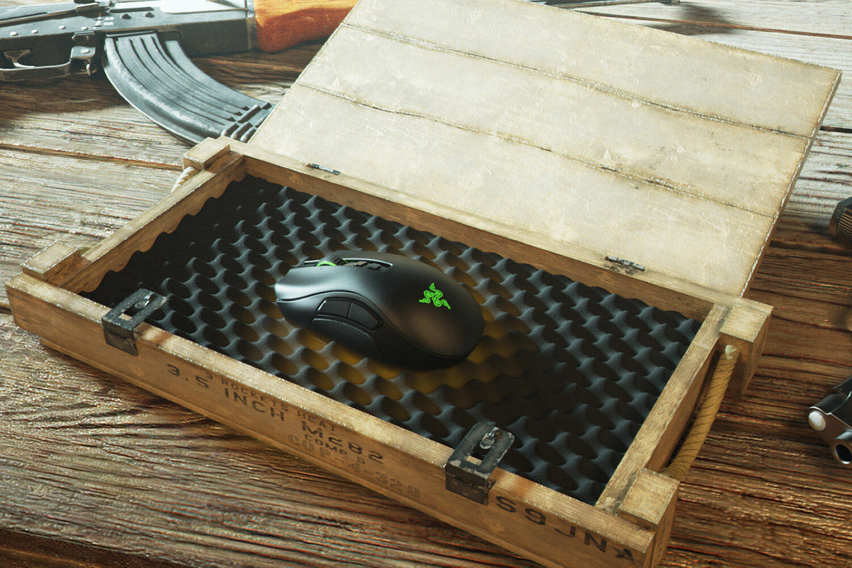 Razer Naga Pro - RF Wireless Optical Mouse in Black - 20,000 DPI