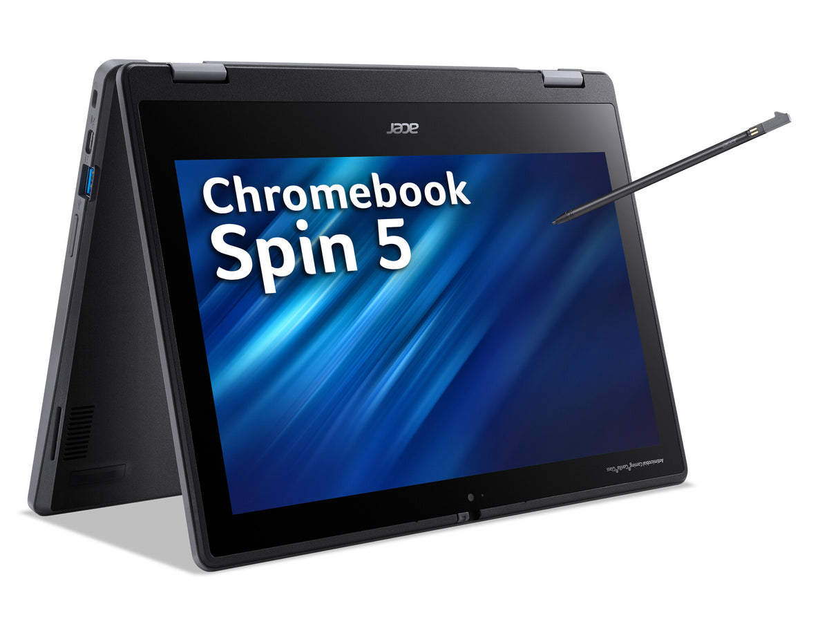 Acer Chromebook Spin 511 - 29.5 cm (11.6") - Touchscreen - Intel® N100 - 4 GB LPDDR5-SDRAM - 64 GB eMMC - Wi-Fi 6E - ChromeOS - Black