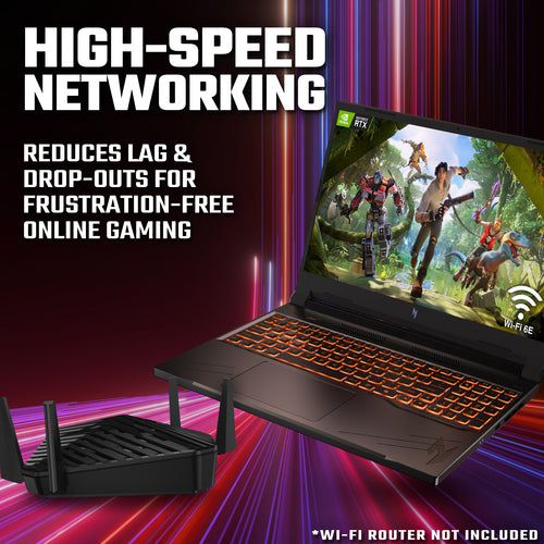 Acer Nitro V 16 Gaming Laptop - 40.6 cm (16&quot;) - AMD Ryzen 7 8845HS - 16 GB DDR5-SDRAM - 512 GB SSD - NVIDIA GeForce RTX 3050 - Wi-Fi 6 - Windows 11 Home - Black