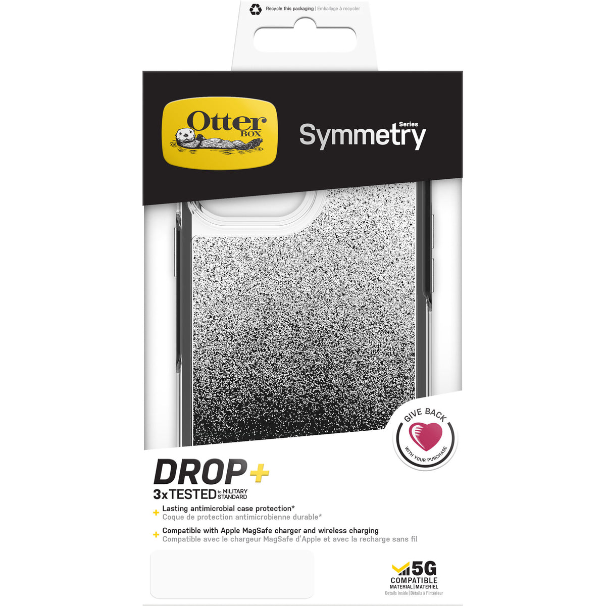 OtterBox Symmetry Clear Series for iPhone 13 Pro Max in Ombre Spray