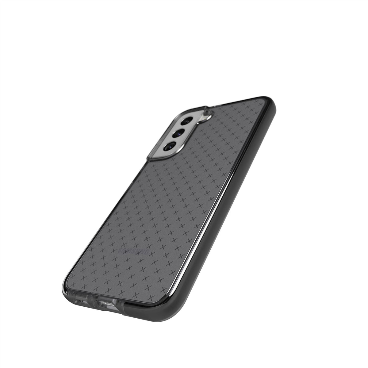 Tech21 Evo Check mobile phone case for Galaxy S22+ in Black