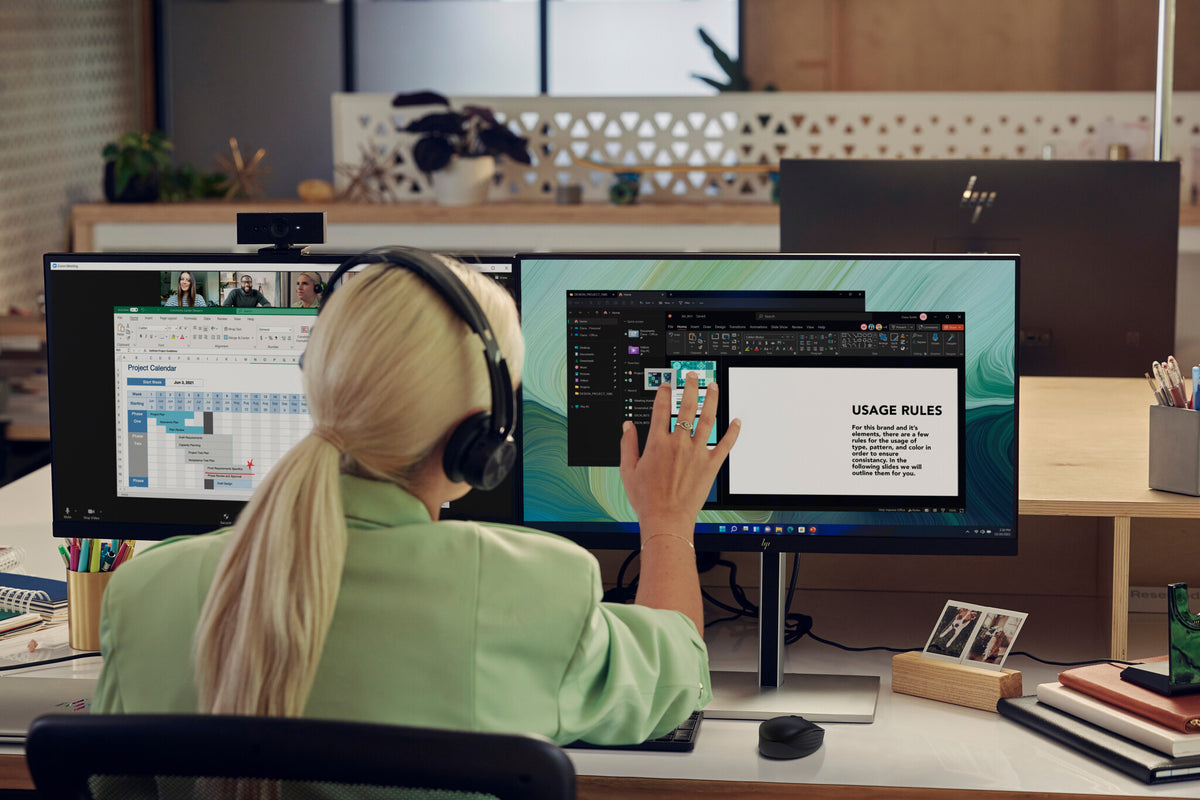 HP E24Q G5 - 60.5 cm (23.8") - 2560 x 1440 pixels Quad HD LED Monitor