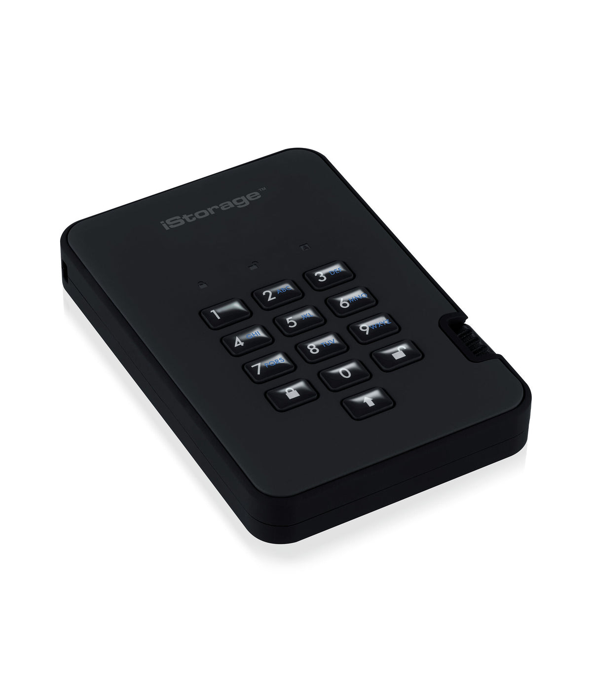 iStorage diskAshur2 - Secure Encrypted External hard drive in Black - 500 GB