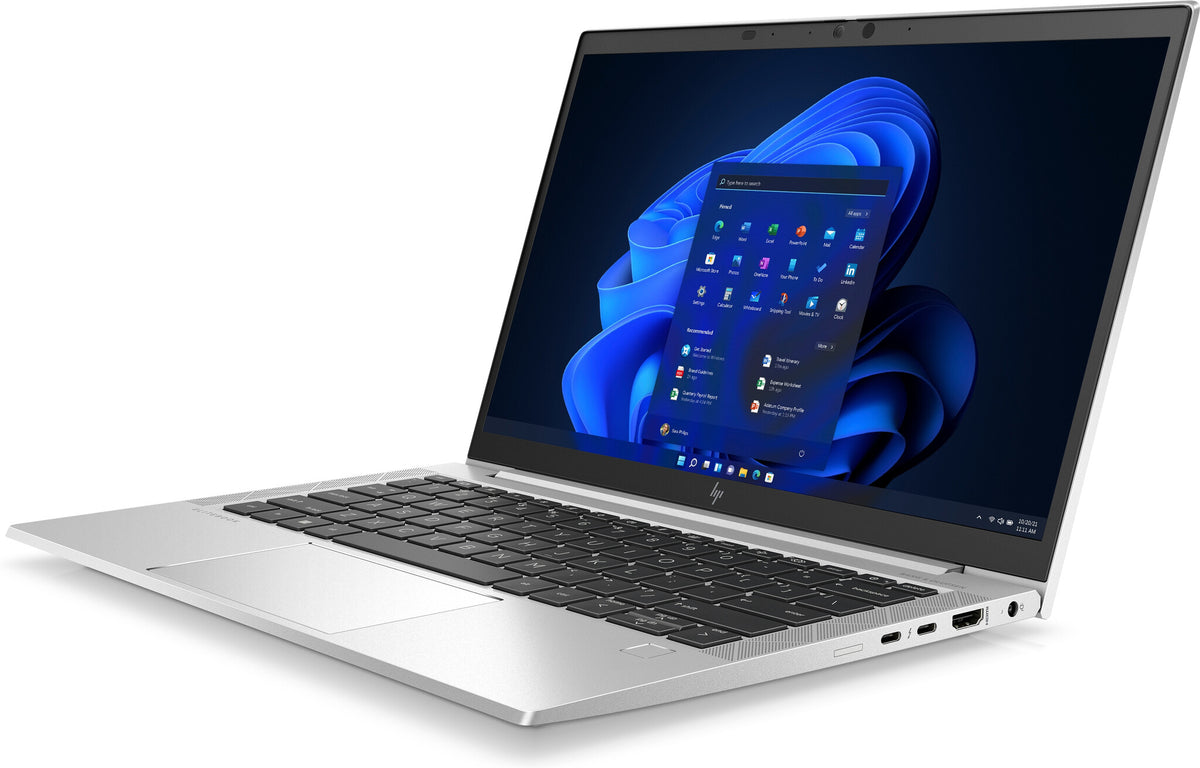 HP EliteBook 830 G8 Laptop - 33.8 cm (13.3") - Intel® Core™ i5-1145G7 - 8 GB DDR4-SDRAM - 256 GB SSD - Wi-Fi 6 - Windows 10 Pro - Silver