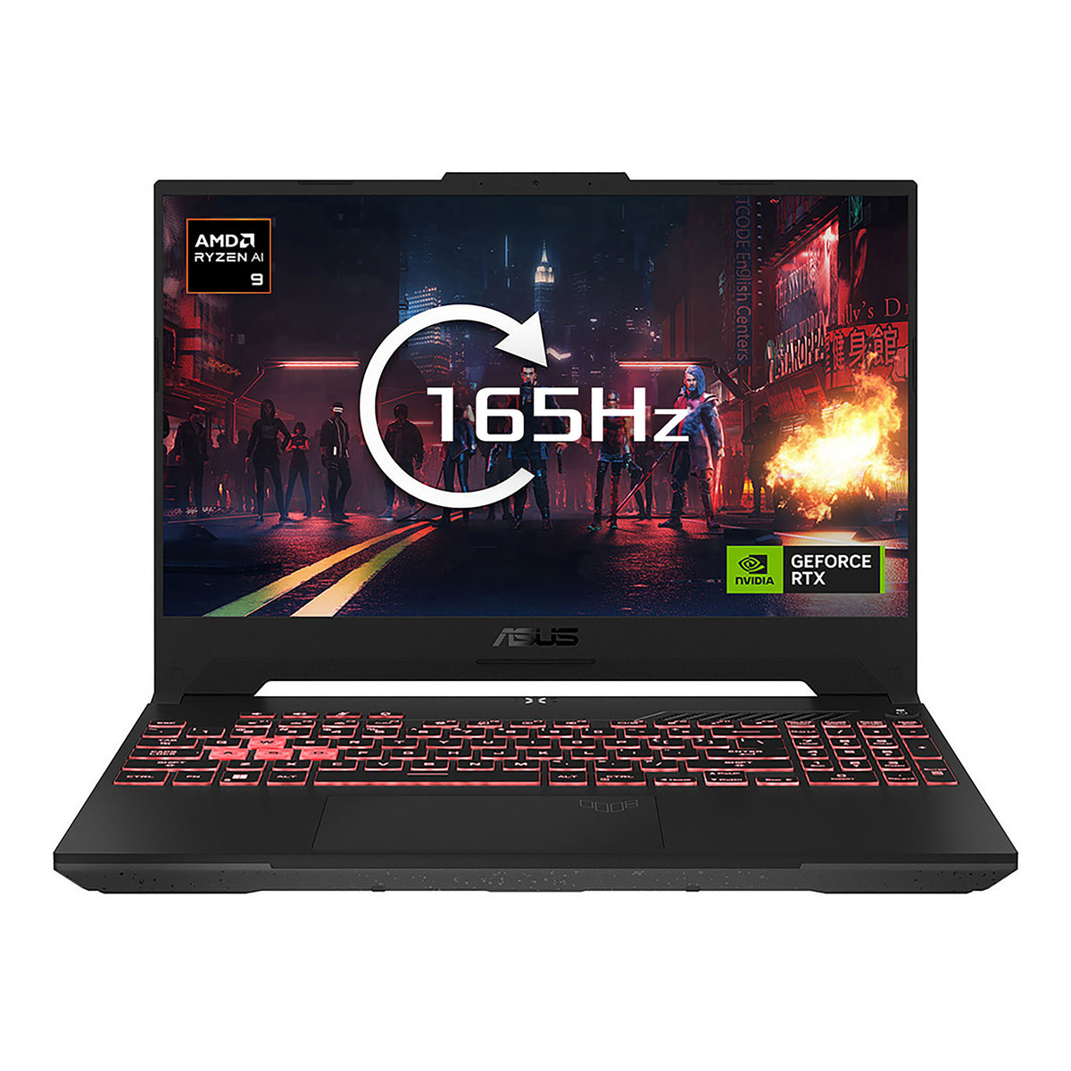 ASUS TUF Gaming A15 Laptop - 39.6 cm (15.6") - AMD Ryzen™ 9 8945H - 32 GB DDR5-SDRAM - 1 TB SSD - NVIDIA GeForce RTX 4070 - Wi-Fi 6 - Windows 11 Home - Grey