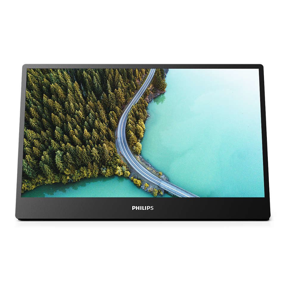 Philips 3000 series 16B1P3302D/00 Computer Monitor 39.6 cm (15.6&quot;) 1920 x 1080 pixels Full HD LED Black